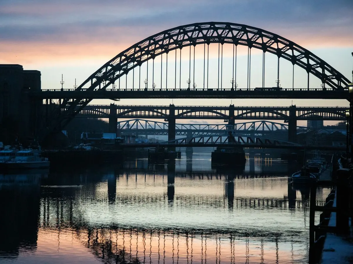 The Tyne bridges, Newcastle